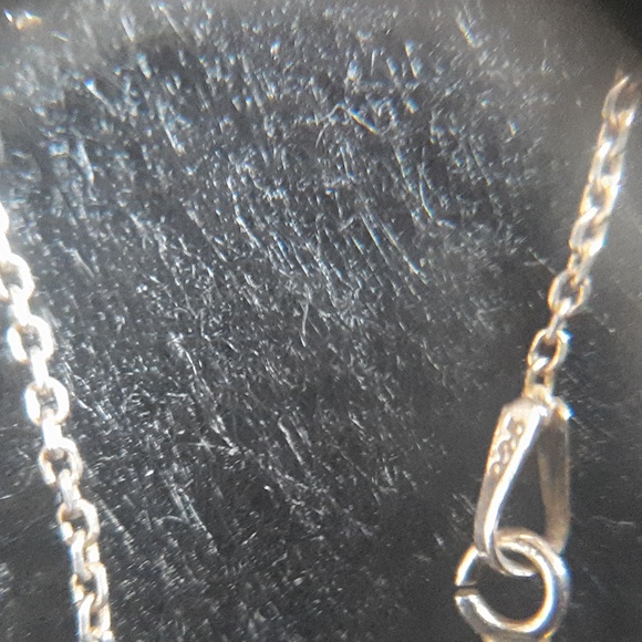 Vintage sterling silver CZ evil eye bracelet - Picture 3 of 3